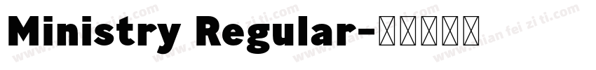 Ministry Regular字体转换